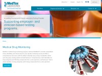 Desktop screenshot for medtox.com