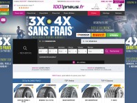 Desktop screenshot for 1001pneus.fr