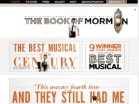 Desktop screenshot for bookofmormonbroadway.com