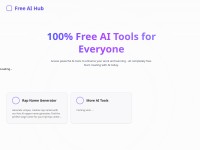 Desktop screenshot for freeaihub.org