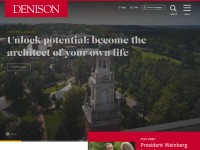 Desktop screenshot for denison.edu