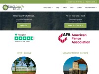 Desktop screenshot for fencesupplyonline.com