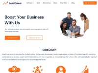 Desktop screenshot for saascover.com