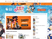 Desktop screenshot for crunchyroll.com