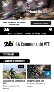 How 26in.fr looks like on a mobile device such as an iPhone.