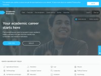 Desktop screenshot for academicpositions.com