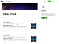 Desktop screenshot for officialiqtest.medium.com
