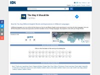 Desktop screenshot for indifferentlanguages.com