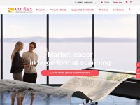Desktop screenshot for contex.com