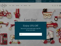 Desktop screenshot for lenox.com