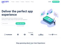 Desktop screenshot for uxcam.com