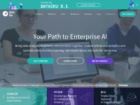 Desktop screenshot for dataiku.com
