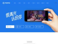 Desktop screenshot for immomo.com