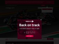 Desktop screenshot for motogp.com