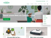 Desktop screenshot for vorwerk.de