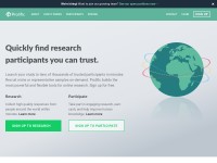Desktop screenshot for prolific.co