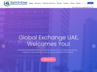 Desktop screenshot for globalexchangeuae.com