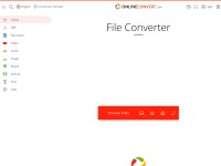 Desktop screenshot for onlineconvert.com