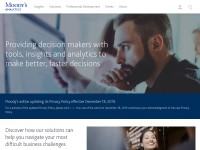 Desktop screenshot for moodysanalytics.com
