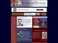 Desktop screenshot for americanrhetoric.com