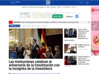 Desktop screenshot for 20minutos.es