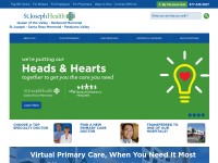 Desktop screenshot for stjosephhealth.org