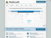 Desktop screenshot for multicraft.org