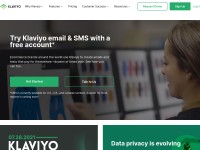 Desktop screenshot for klaviyo.com