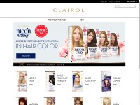 Desktop screenshot for clairol.com