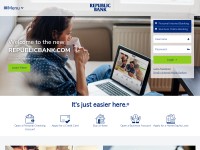Desktop screenshot for republicbank.com