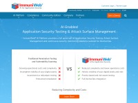 Desktop screenshot for immuniweb.com