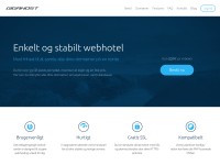 Desktop screenshot for gigahost.dk