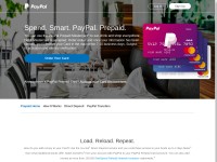 Desktop screenshot for paypal-prepaid.com