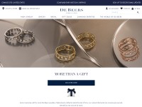 Desktop screenshot for debeers.com