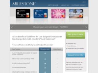 Desktop screenshot for milestonegoldcard.com