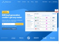 Desktop screenshot for albacross.com