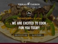 Desktop screenshot for tikkasandtakkoscatering.com