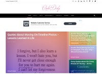 Desktop screenshot for quotesdaily.net