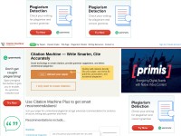 Desktop screenshot for citationmachine.net