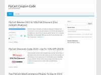 Desktop screenshot for flycartcoupon.in