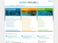 Desktop screenshot for guide-piscine.fr