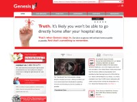 Desktop screenshot for genesishcc.com