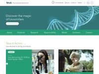 Desktop screenshot for tevapharm.com