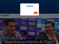 Desktop screenshot for tycsports.com