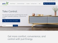 Desktop screenshot for justenergy.com