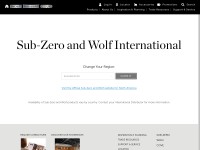 Desktop screenshot for subzero-wolf.com