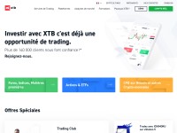 Desktop screenshot for xtb.com
