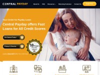 Desktop screenshot for centralpayday.com