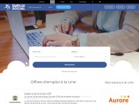 Desktop screenshot for emploisocial.fr
