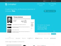 Desktop screenshot for cvmkr.com